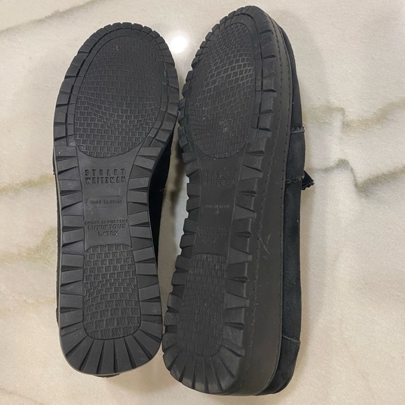 Stuart Weitzman Loafers Size 6 Black Suede Leather - Picture 11 of 15
